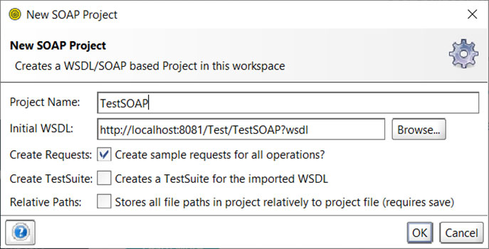 Attachment Details-New soap project screen