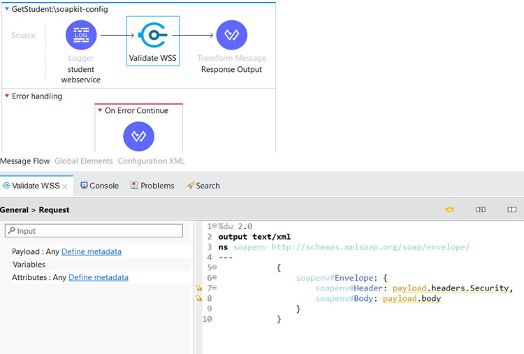 Attachment Details-Validate WSS screen