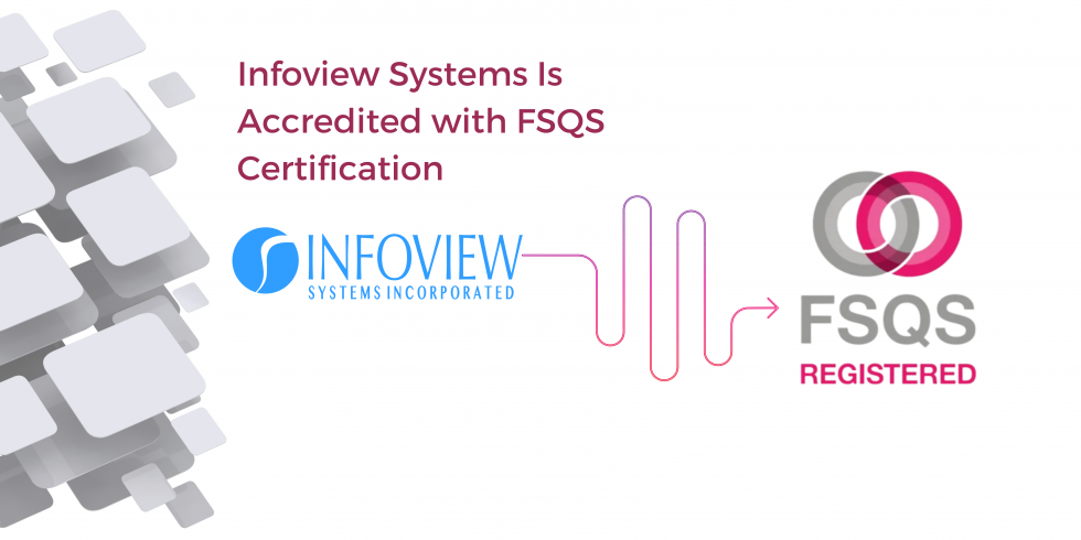 Infoview is Accredited with FSQS Certification