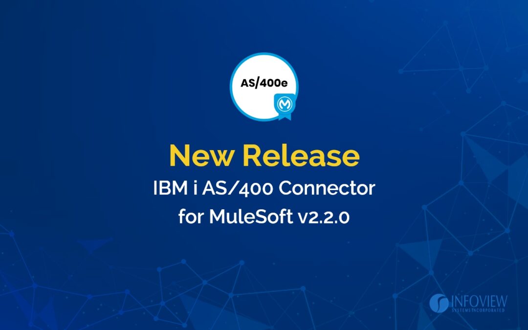IBM i (AS/400) Connector For MuleSoft v2.2.0 announcement Banner