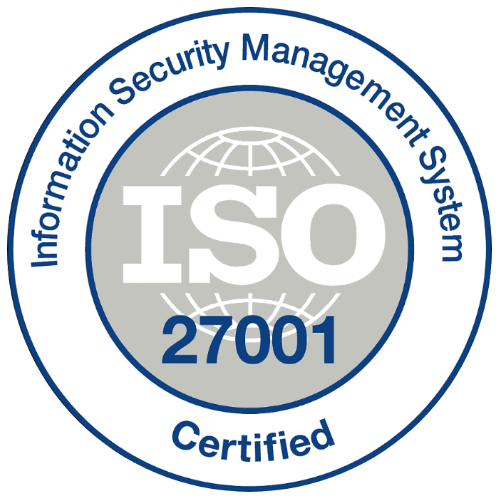 ISO 27001 Certified